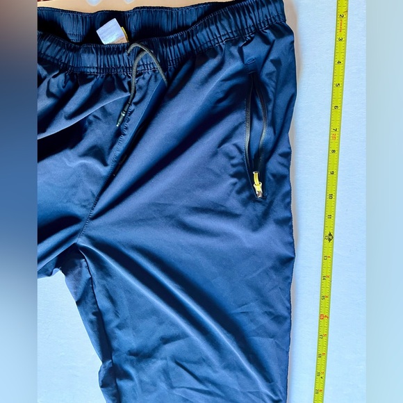 Men's Navy Blue breathable sweat resistant workout Pants - Picture 9 of 10